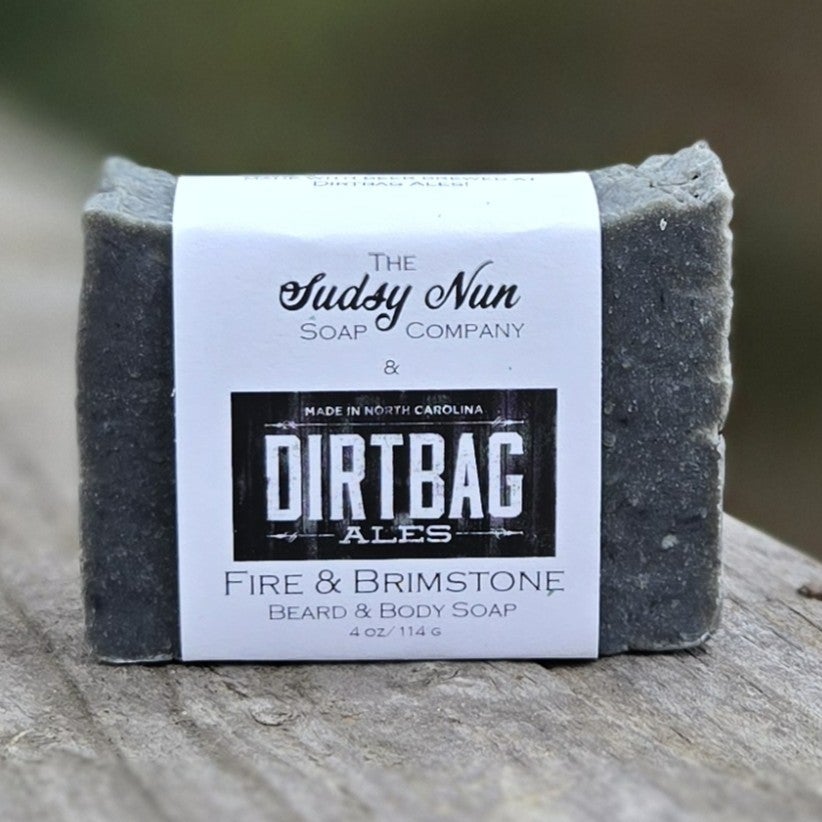 Fire & Brimstone Beard & Body Soap by The Sudsy Nun Soap Company